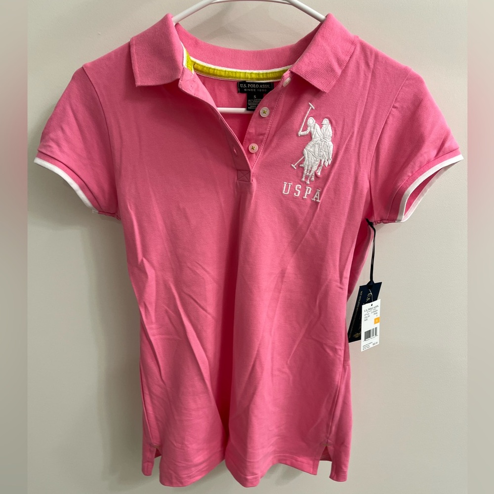 U.S. Polo Shirt Assn. Juniors' Contrast Patch Polo Shirt